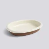 Hay - Barro Oval Dish - Large - Off-white