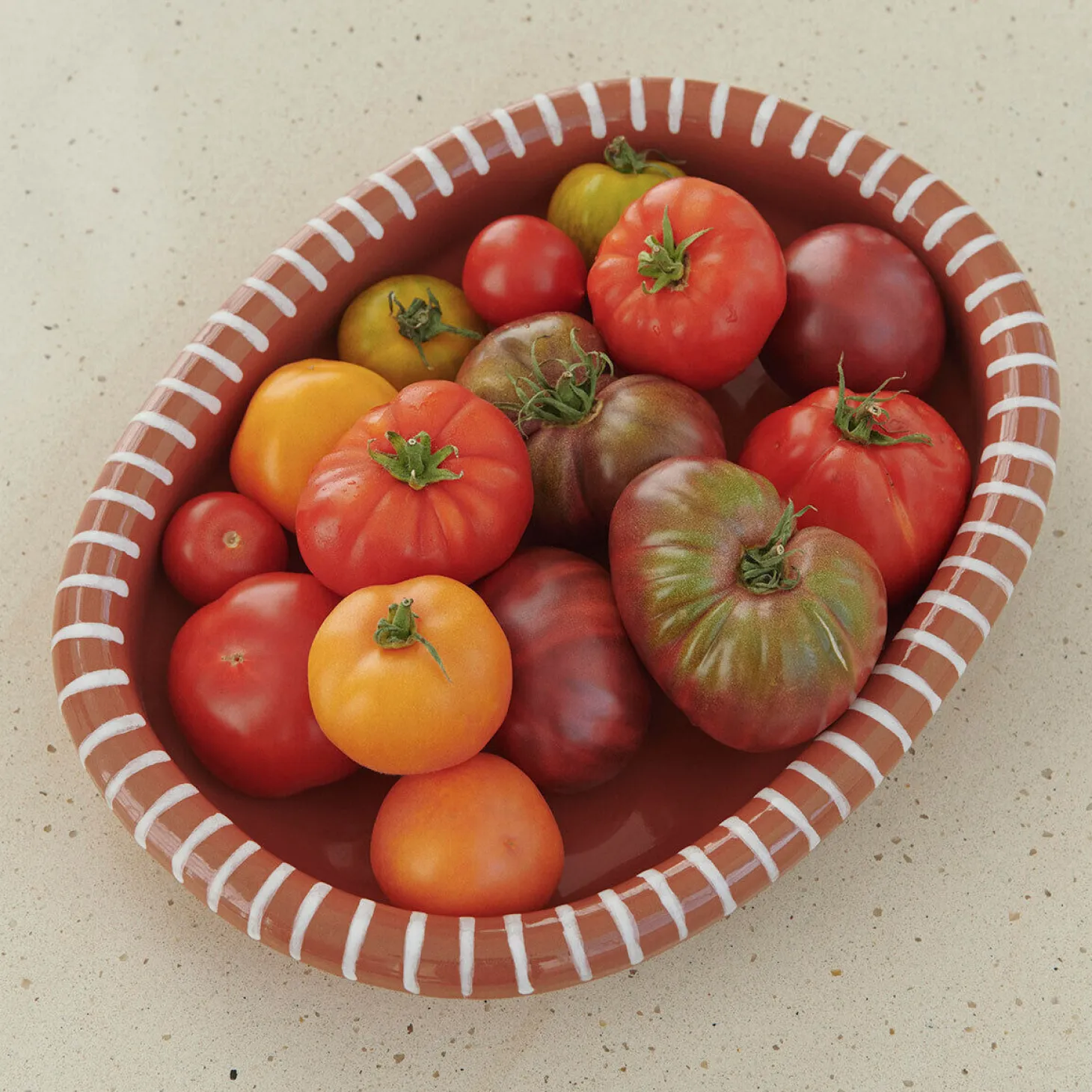 Hay - Barro Oval Dish - Large - Off-white