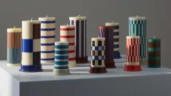 Hay - Bloklys - Column - Small - Grey & Blue