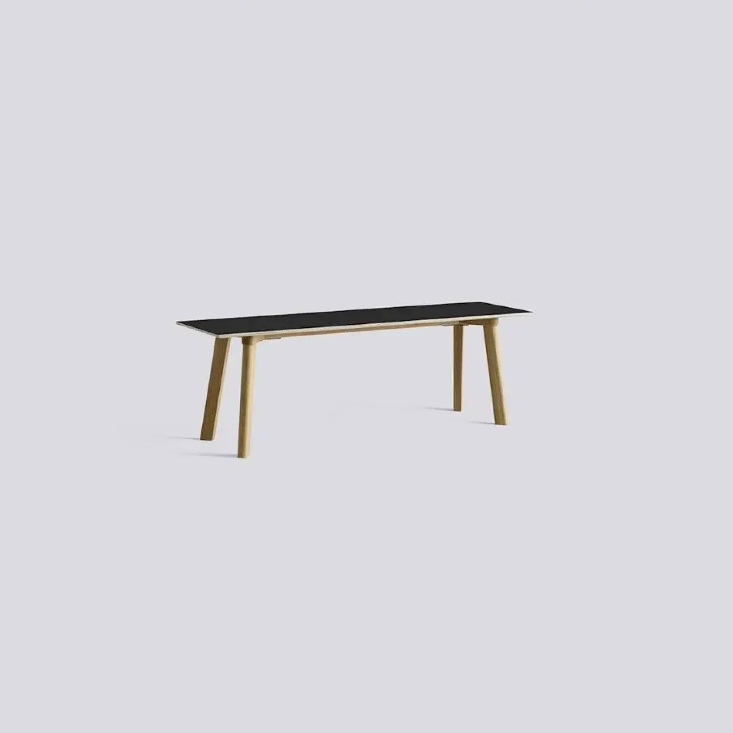 HAY - Bænk - CPH DEUX 215 - Sort / Eg - 140 cm