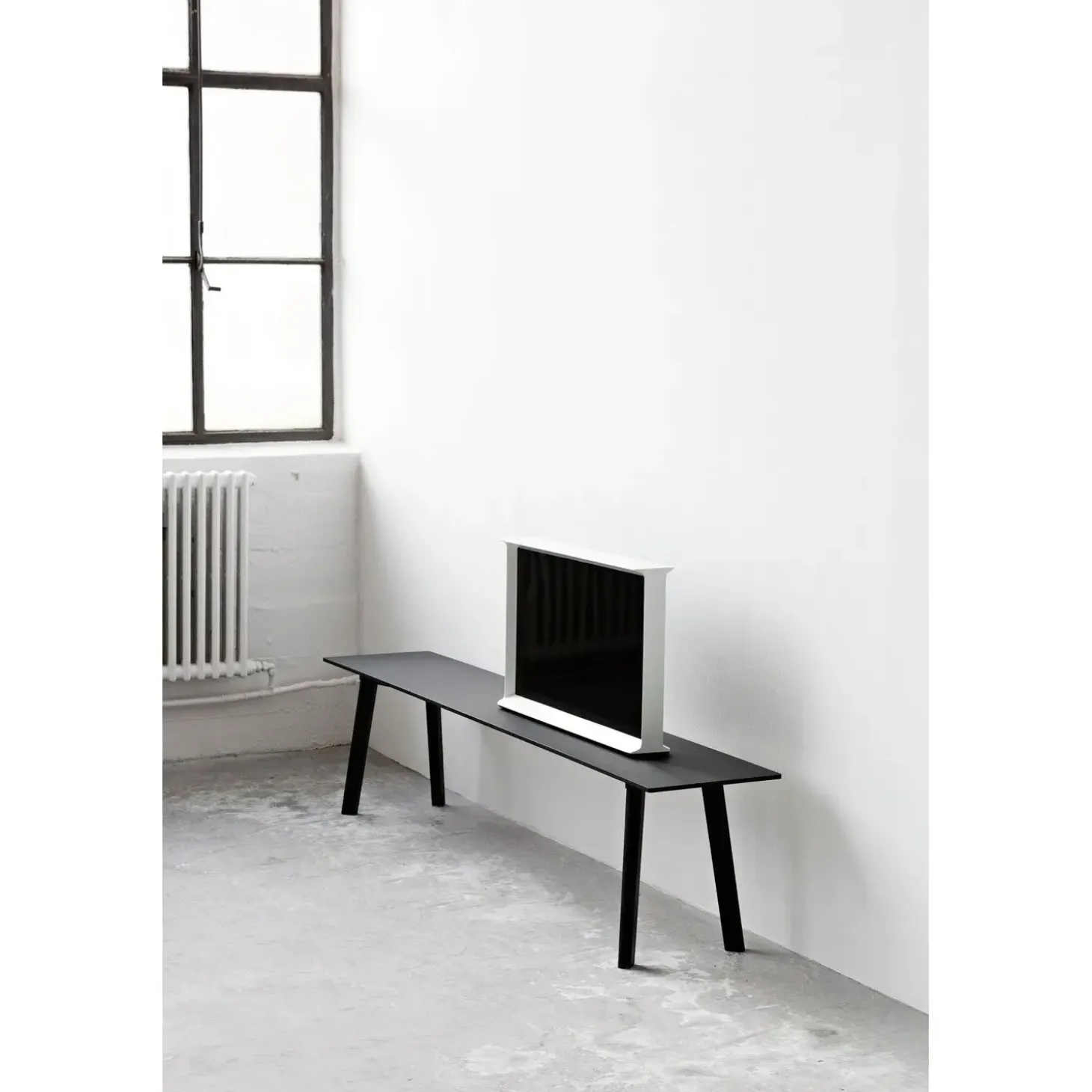 HAY - Bænk - CPH DEUX 215 - Sort / Sort - 140 cm
