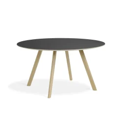 HAY - Bord - CPH25 - Sort / Matlakeret eg - Ø 140 cm