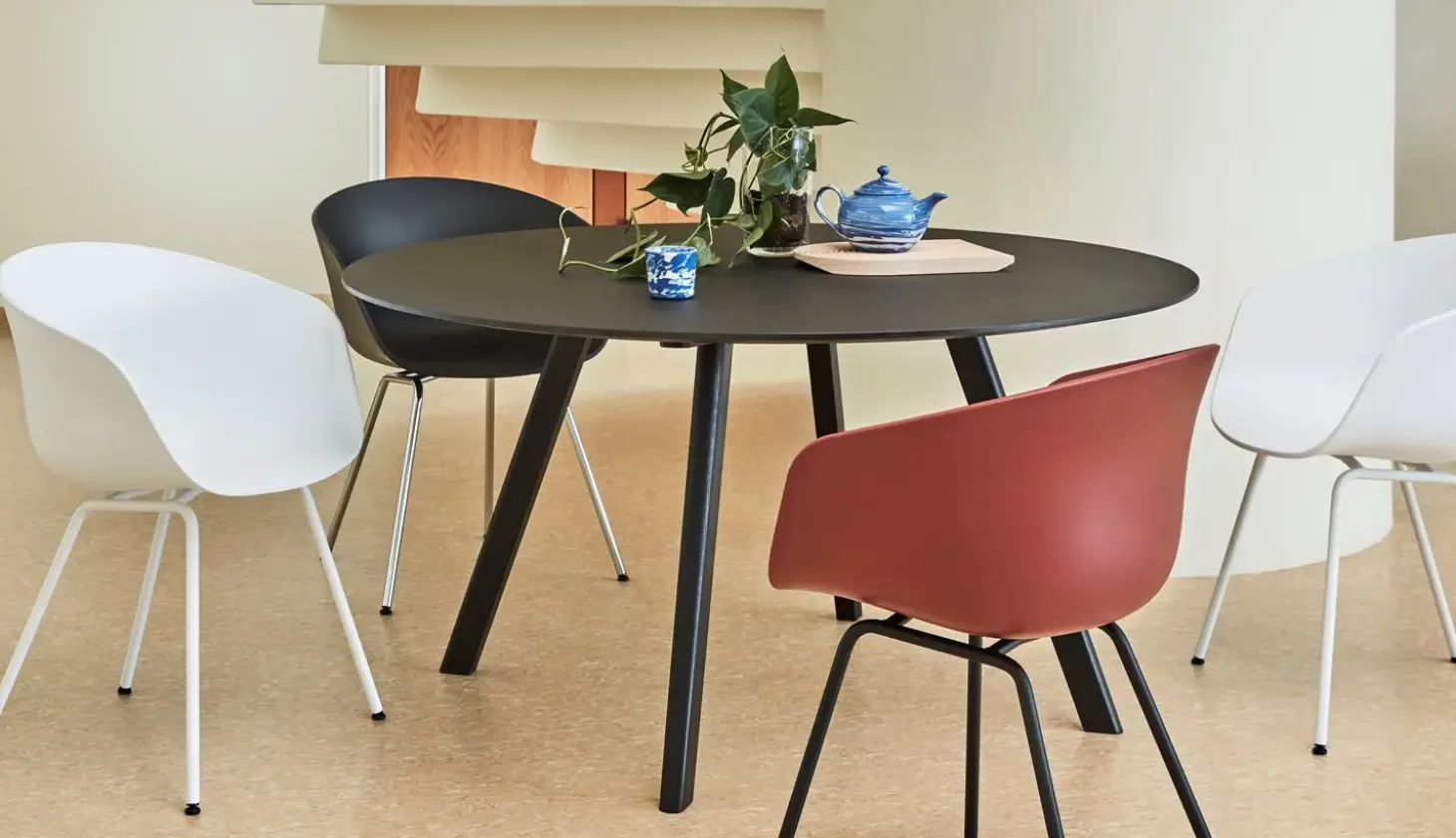 HAY - Bord - CPH25 - Sort/Sort - Ø 140 cm