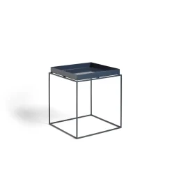 HAY - Bord - Tray Table - medium - Blå - 40x 40 cm - Deep blue high gloss