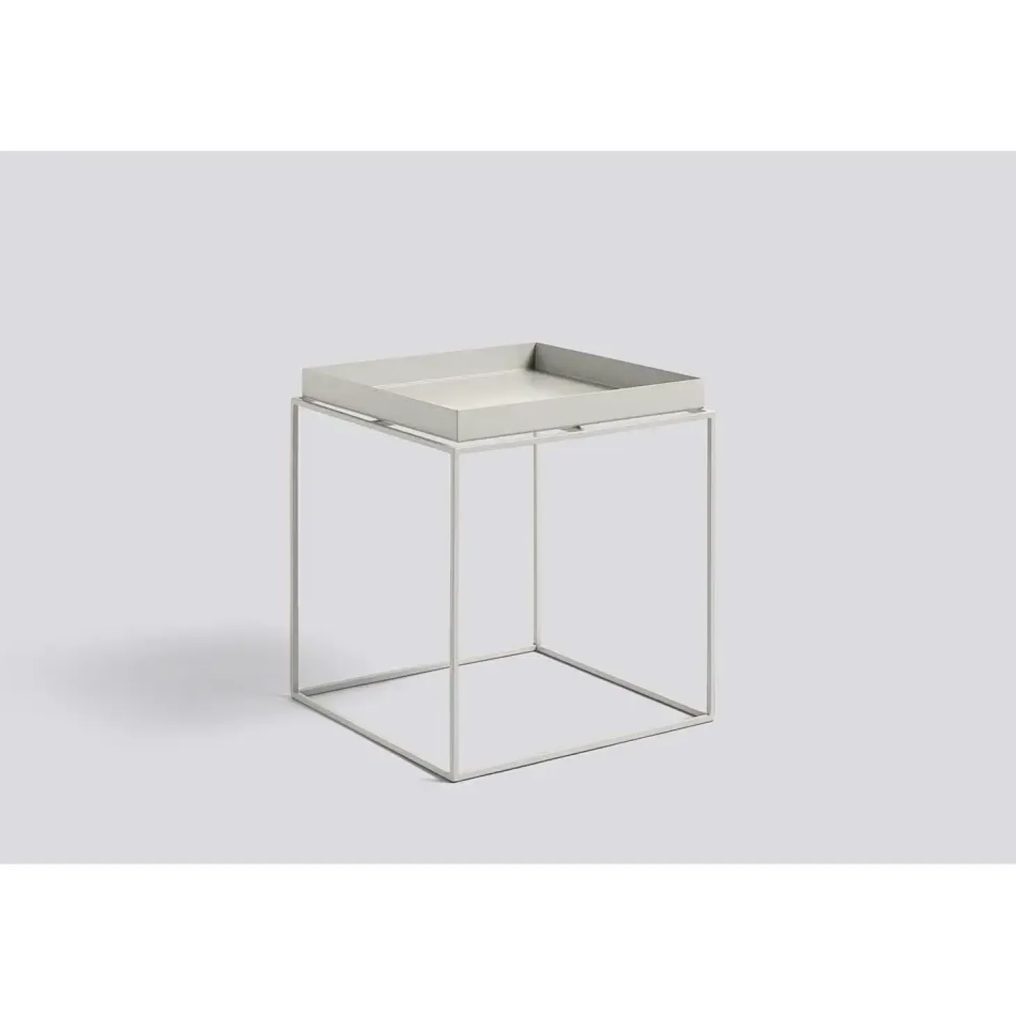 Hay - Bord - Tray Table Medium Square - Grå - 40x40 cm - warm grey