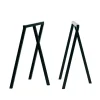 Hay - bordbukke - 2 stk. Loop Stand Frame - sort - 72 cm - alm bordhøjde