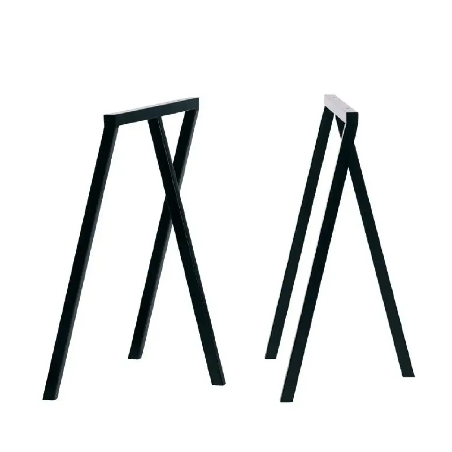 Hay - bordbukke - 2 stk. Loop Stand Frame - sort - 72 cm - alm bordhøjde
