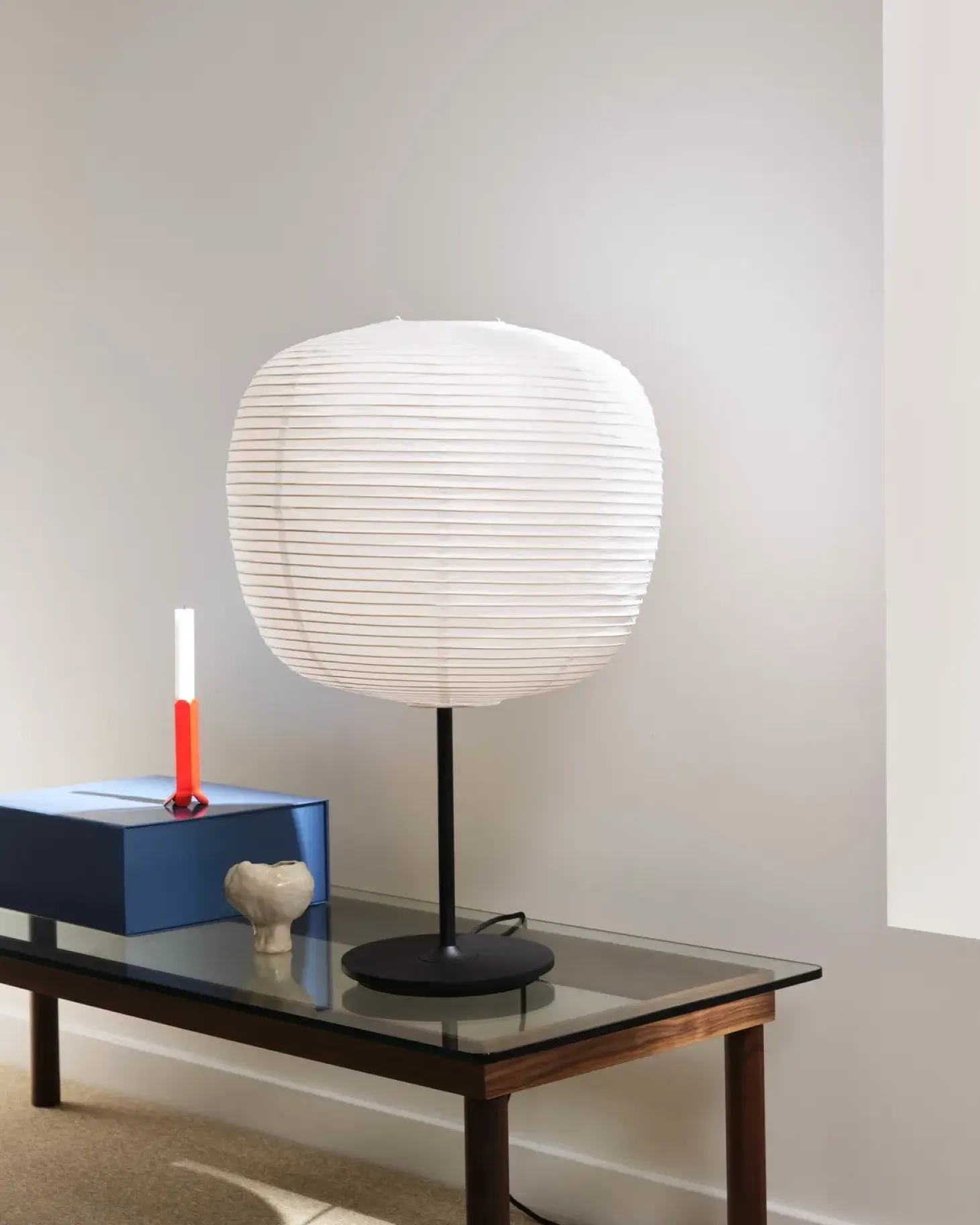 HAY - Bordlampe Base - Common - Sort - Ø22 X H39 cm