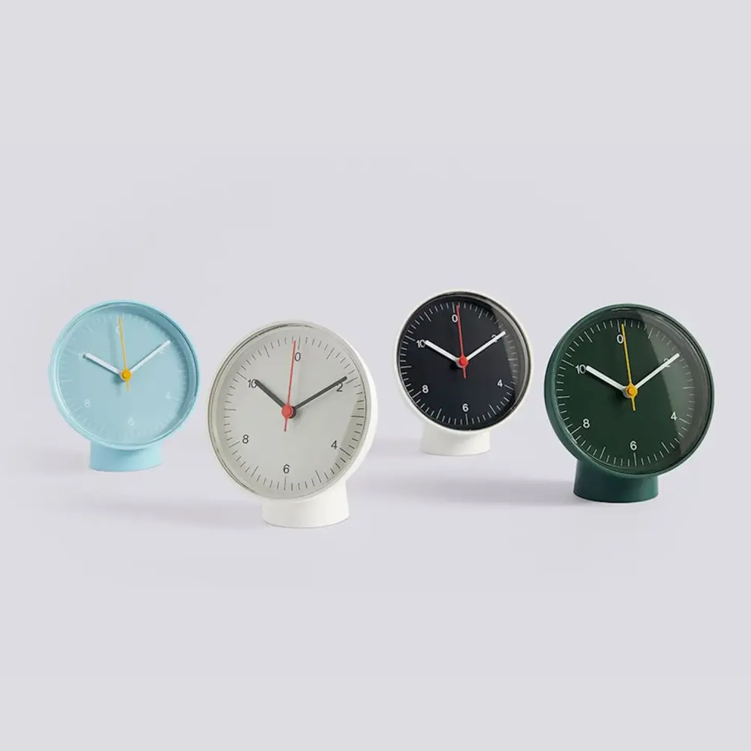 HAY - Bordur - Table Clock - Blå - H: 14 cm