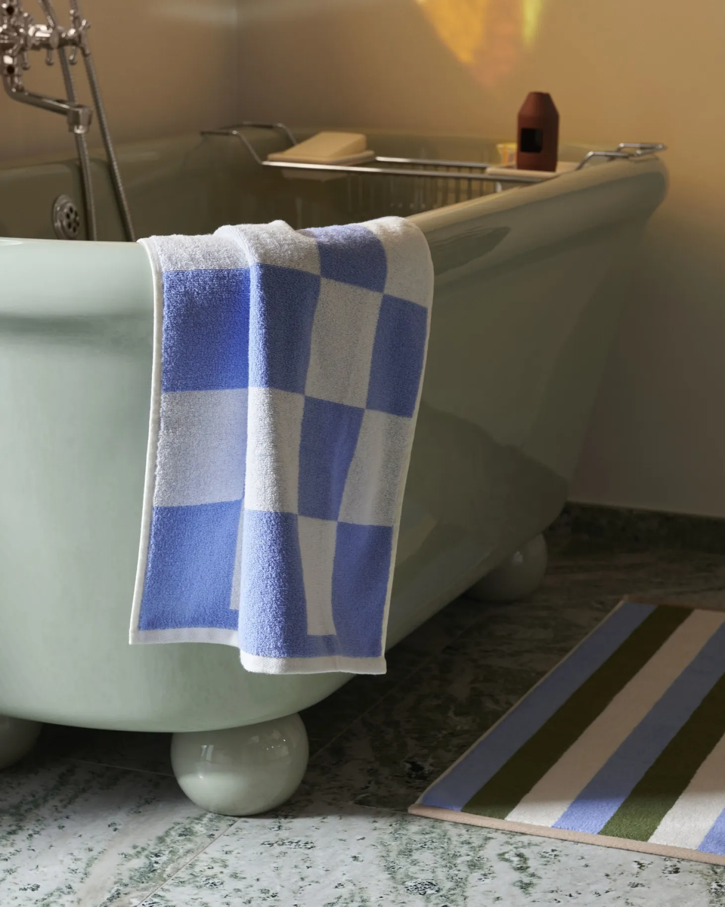 Hay - Check Bath Mat (Organic) - W50 x L90 - Lavender - Lavender - 479