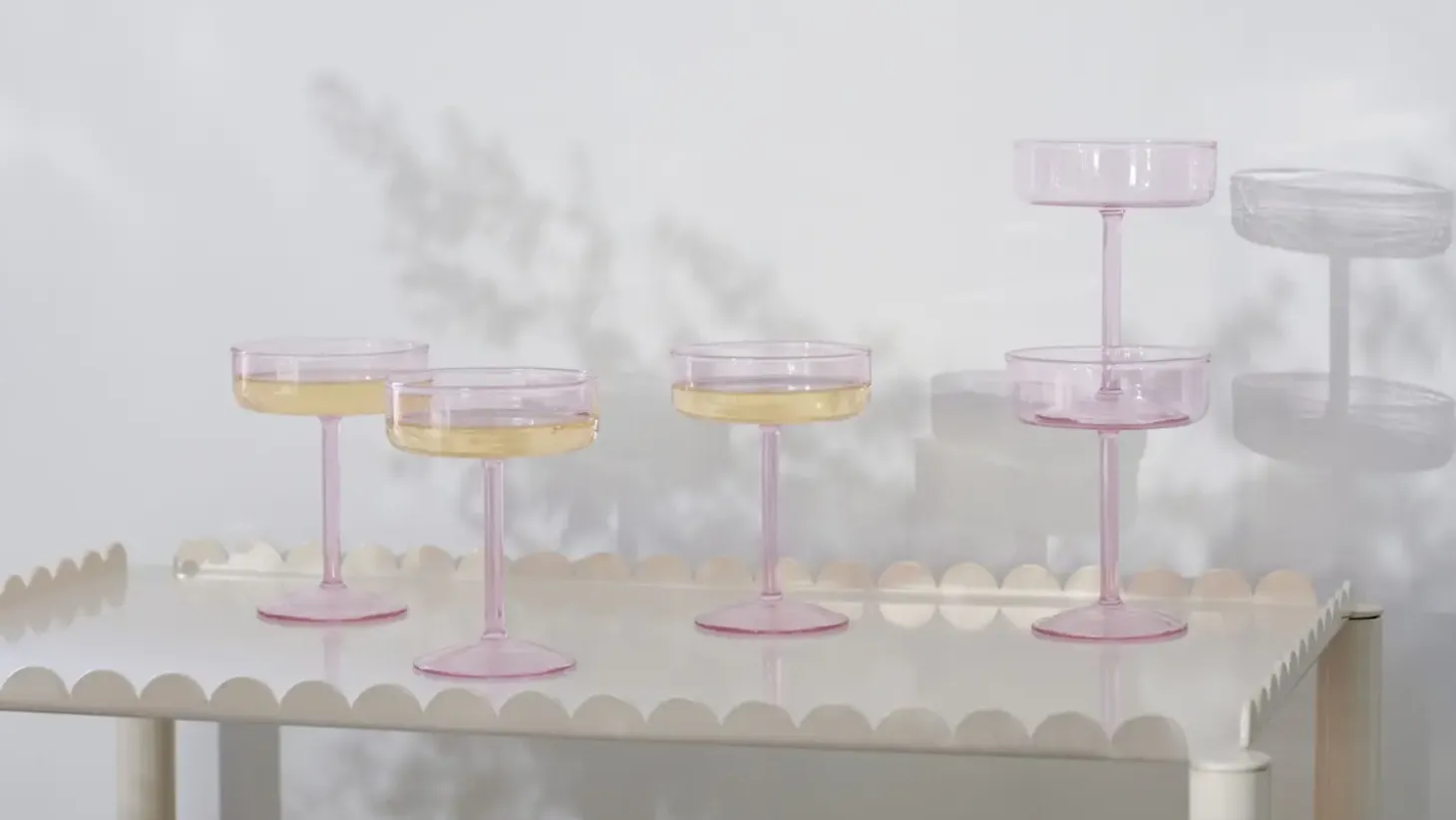 Hay - Cocktail glas - Tint Coupe Glass - 2 stk. - Pink