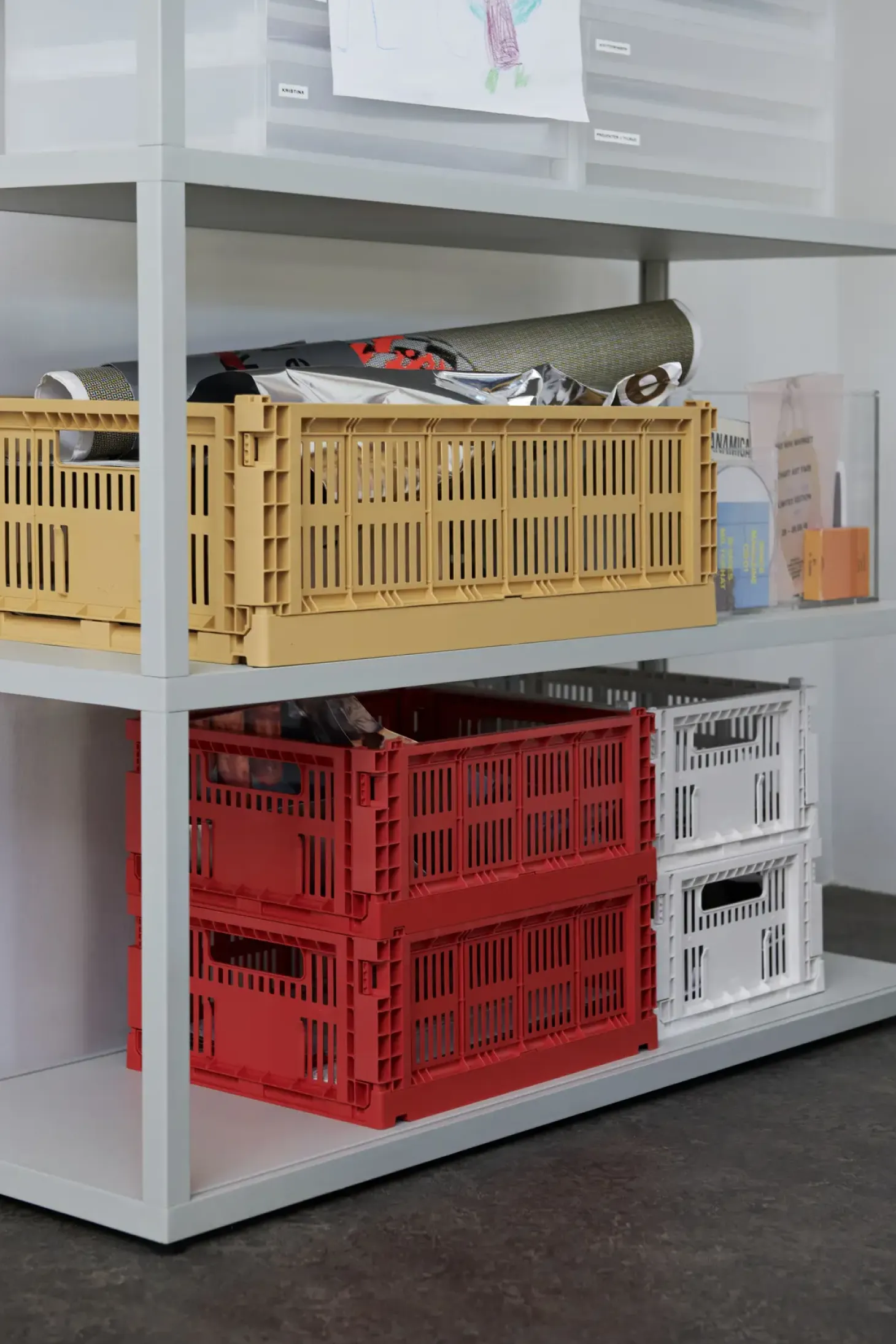 HAY - Colour Kasse - Recycled - Medium - Rød