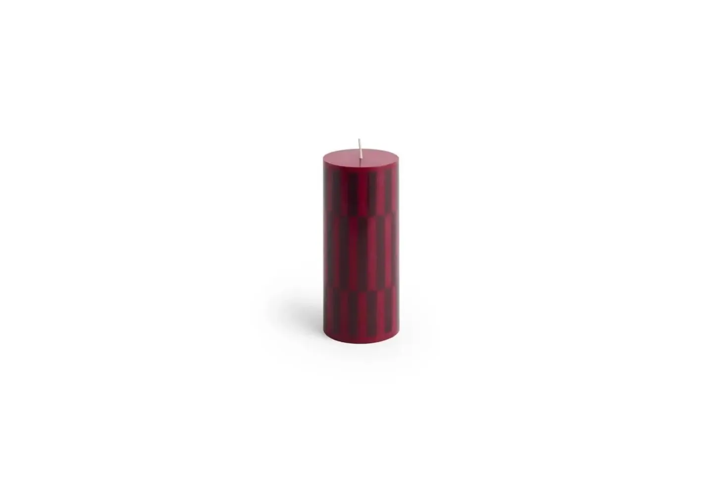 Hay - Column Candle - Wine and bordeaux