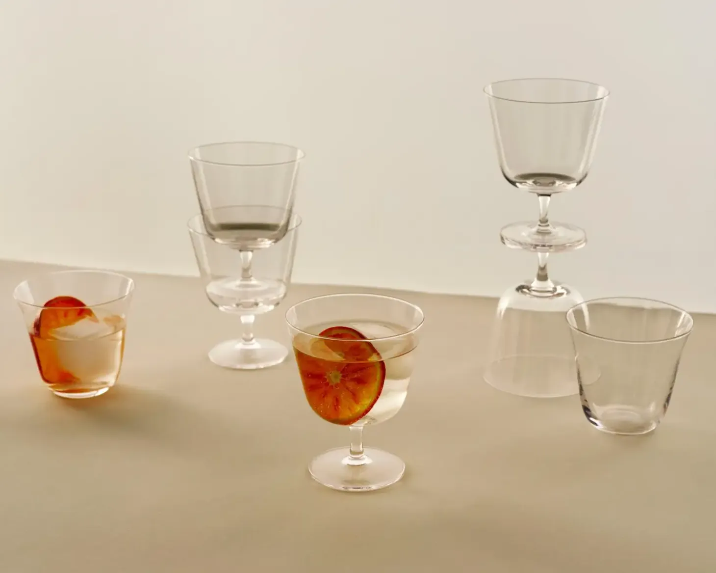 Hay - Curve Stem Glass - Set of 2 - Small