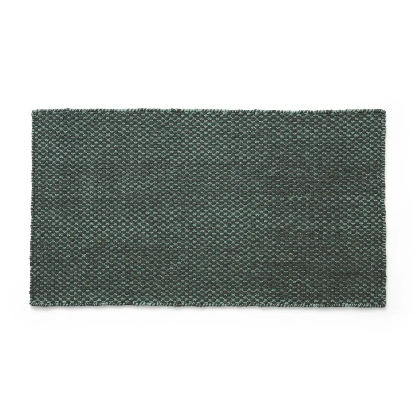 HAY - Dørmåtte - Moiré Mat - Emerald Green - 52x95 cm