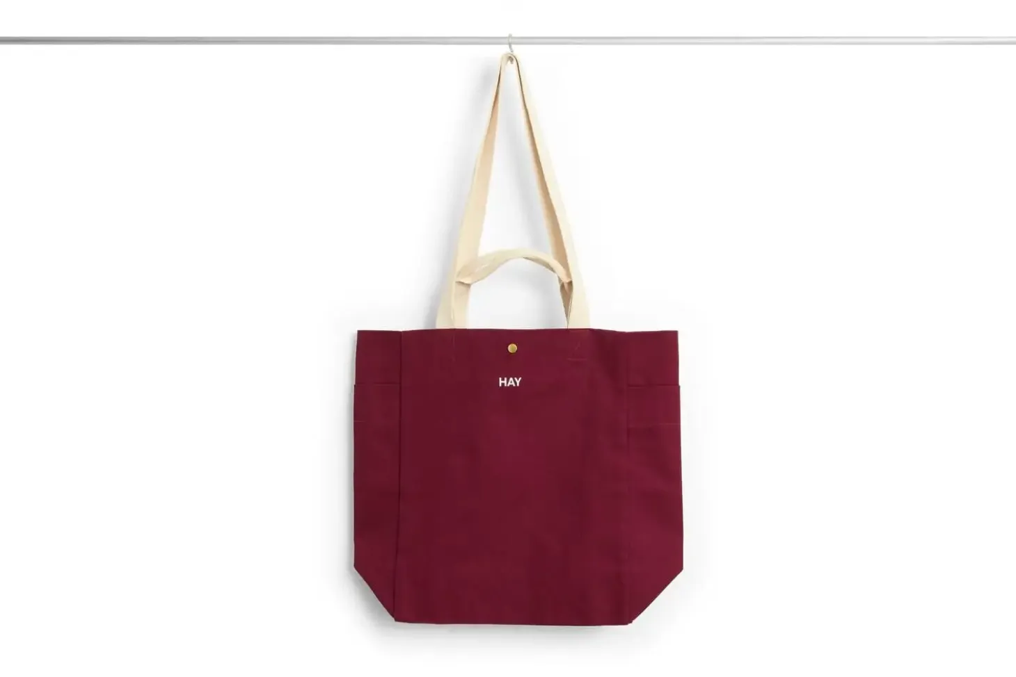 Hay - Everyday Tote Bag - Medium - Burgundy - Burgundy - 499