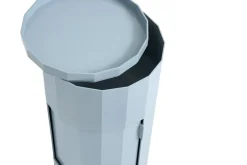 Hay - Facet Cabinet - Low - Anthracite - Sidebord med hjul - H49 cm