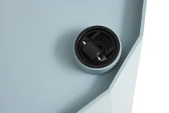 Hay - Facet Cabinet - Low - Anthracite - Sidebord med hjul - H49 cm