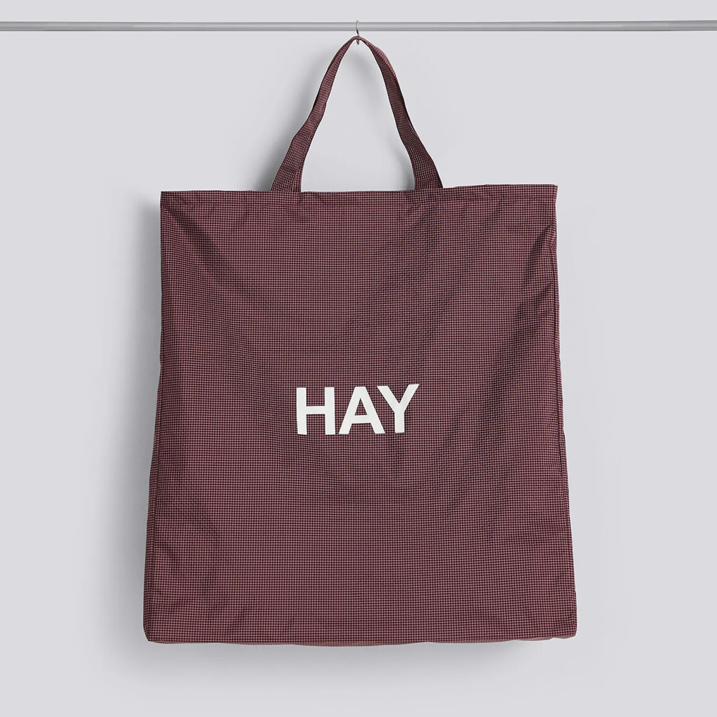 Hay - Grid Bag - X-large - Burgundy