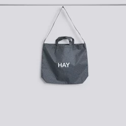 Hay - Grid Crossover Bag - Medium - Mørk blå