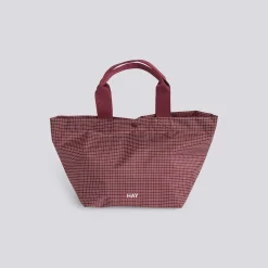 Hay - Grid Everyday Bag - Mini - Burgundy
