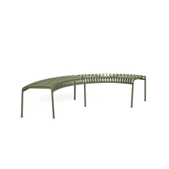HAY - Havebænk Park - Palissade Park Bench - Oliven (inkl. mellemben)