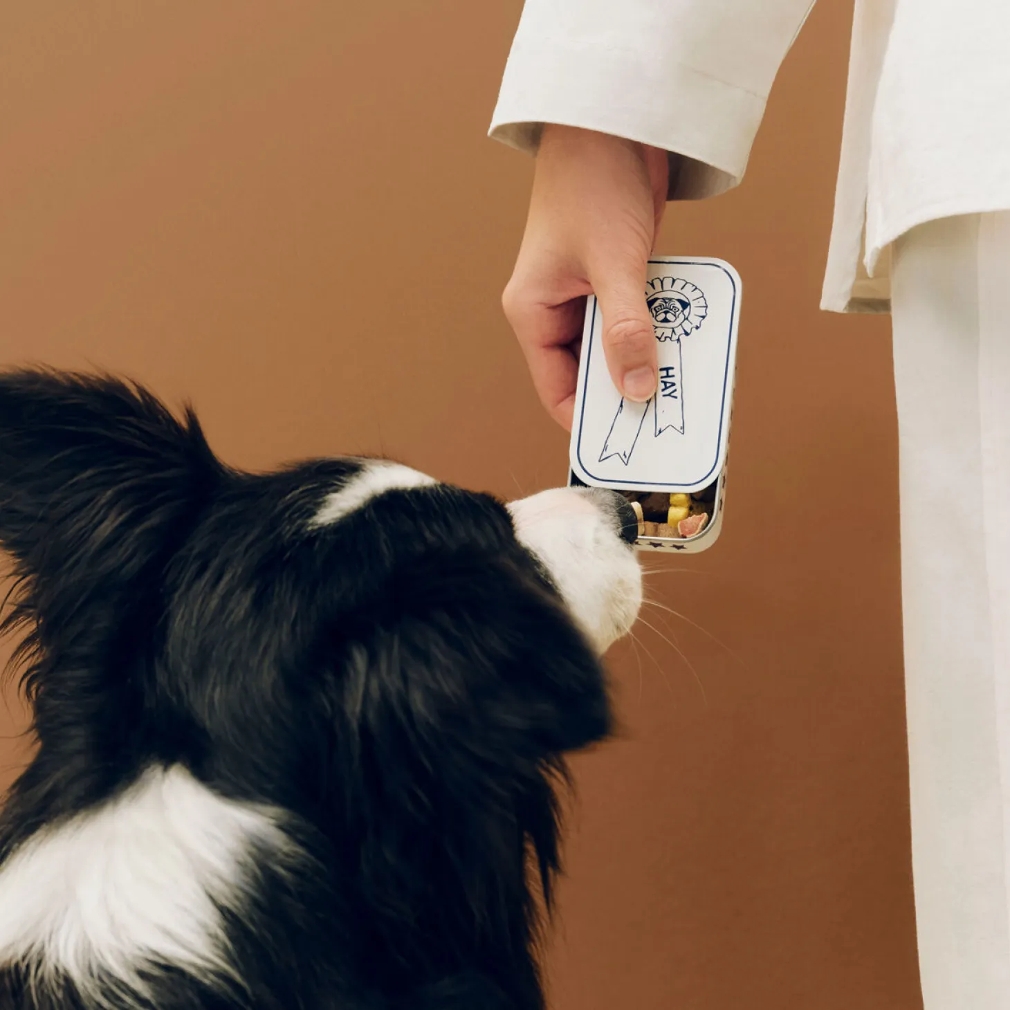 Hay - HAY Dogs Treat Tin - Small - Blå/hvid