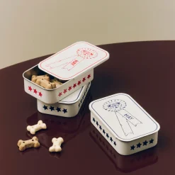 Hay - HAY Dogs Treat Tin - Small - Blå/hvid