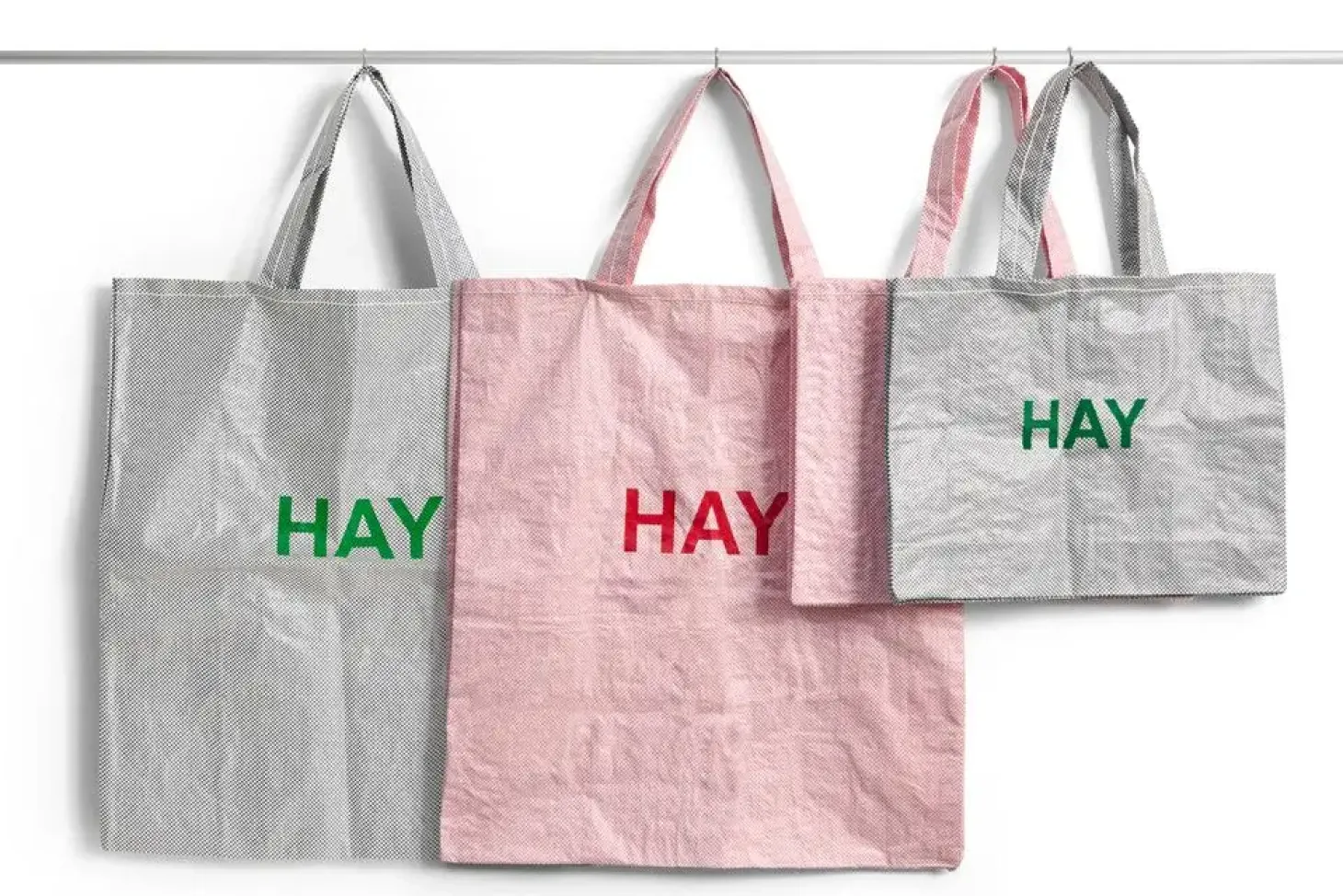 HAY - Indkøbstaske - Candy Mono Bag - Medium - Grå