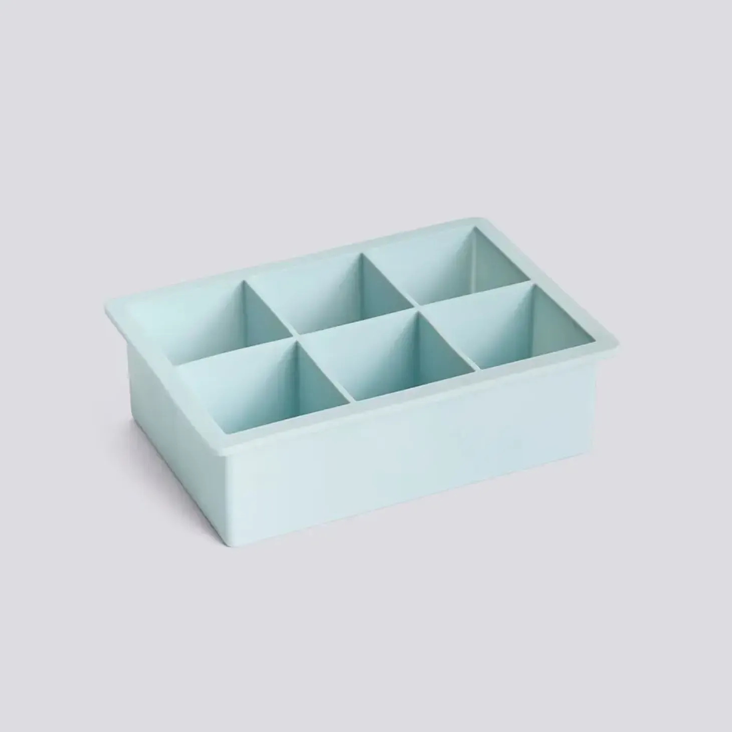 HAY - Isterningebakke - Ice Cube Tray - 6 Cubes - XX-Large - Ice Blue