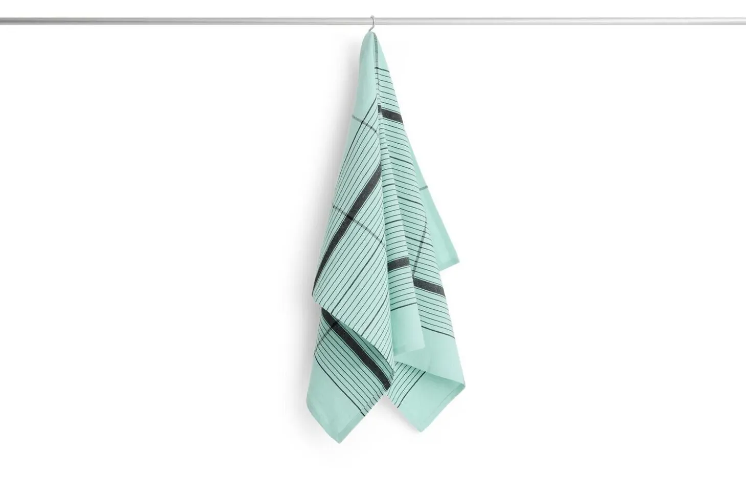 Hay - Linear Tea Towel - W52 x L80 - Turquoise - Turquoise - 219