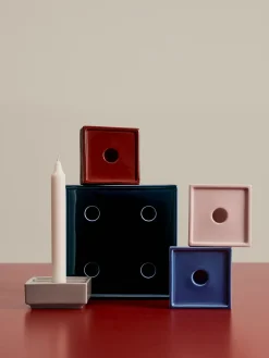 Hay - Lysestage - Mattone Candleholder - Small - Blue