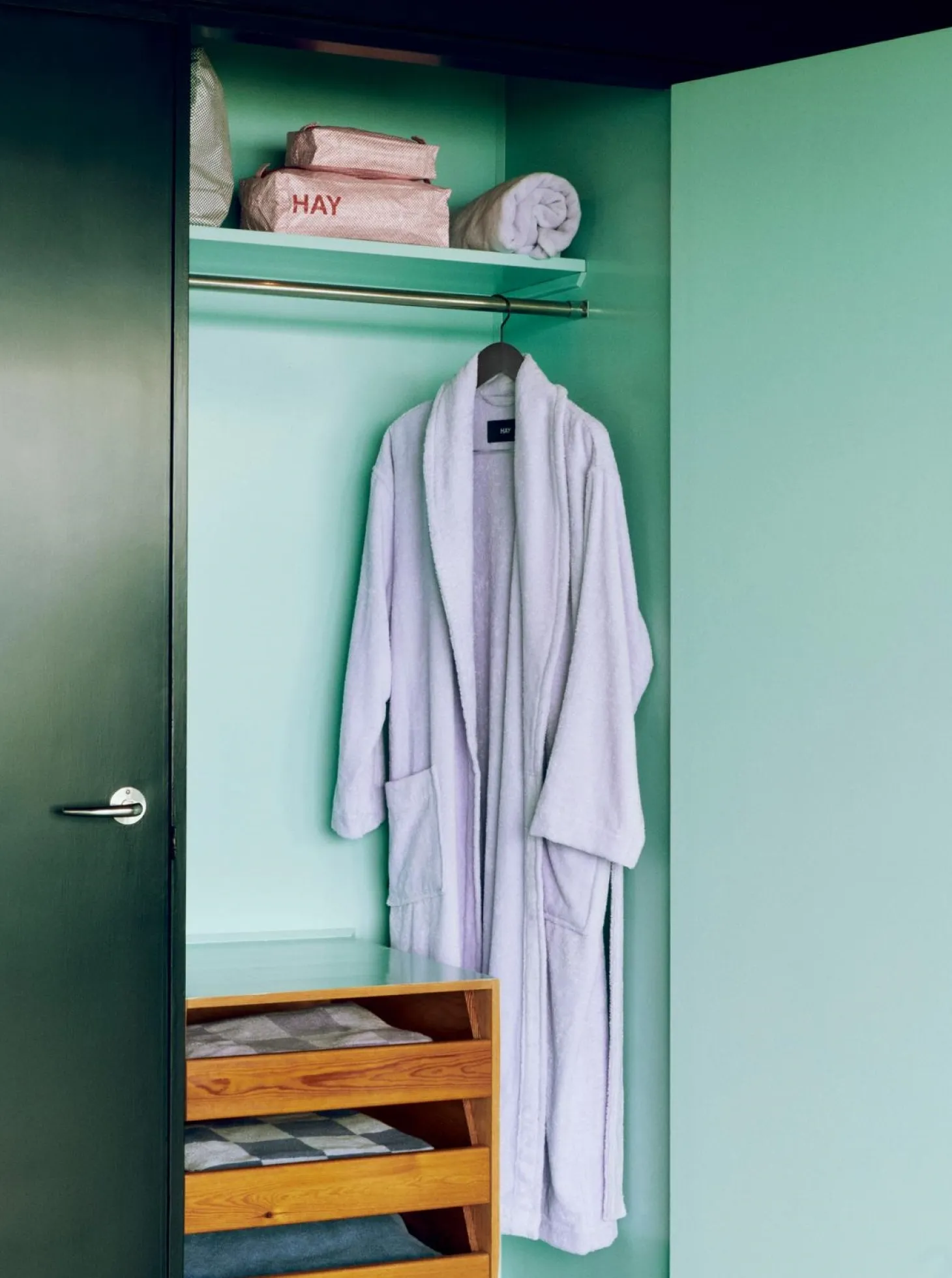 Hay - Mono Bathrobe - S/M - Lavender - Lavender - 1499