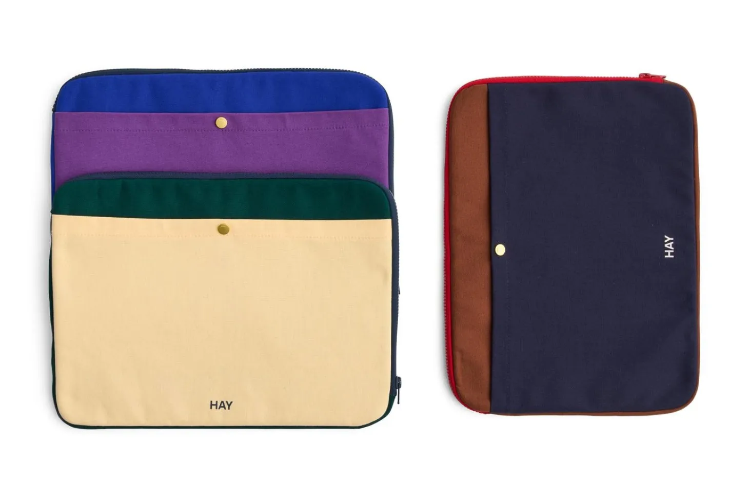 Hay - Multi Laptop Cover - 13"-14" - Midnight blue multi