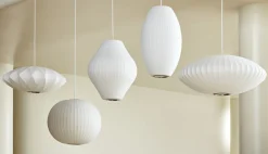 HAY - NELSON Pear Bubble Pendant - Small - Off white