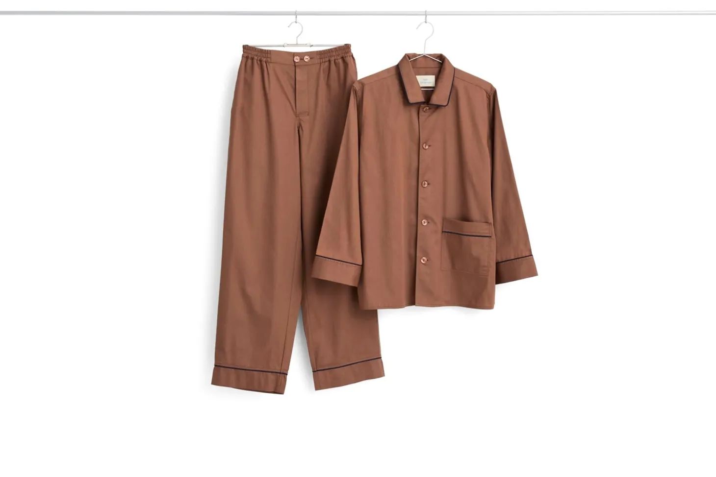 HAY - Outline Pyjama - Bukser - Str. M/L - Milk Chocolate