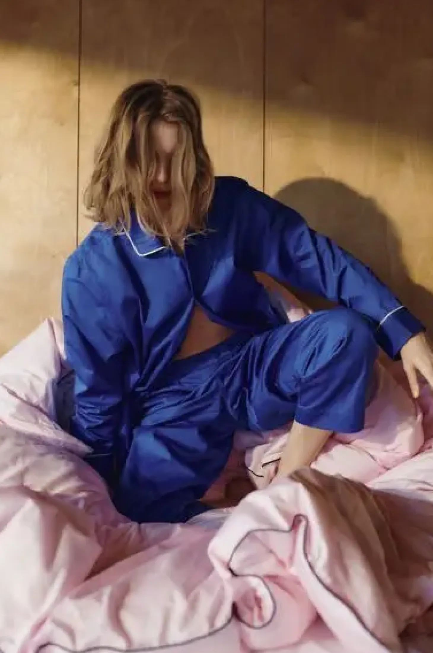 HAY - Outline Pyjama - Bukser - Str. M/L - Vivid Blue