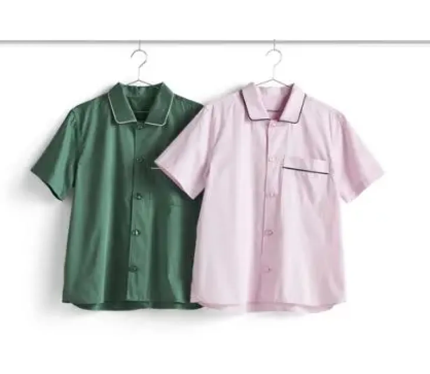 HAY - Outline Pyjama - Kortærmet Skjorte - M/L - Soft Pink