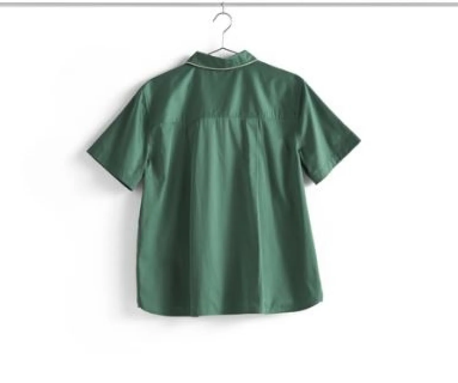 HAY - Outline Pyjama - Kortærmet Shirt - S/M - Emerald Green
