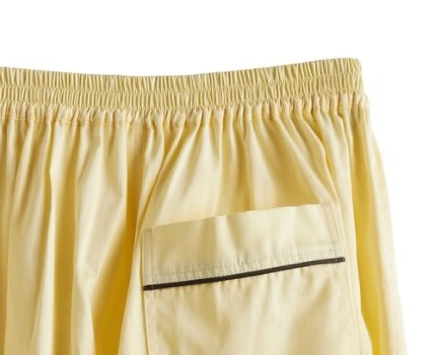HAY - Outline Pyjama - Shorts - S/M - Soft Yellow