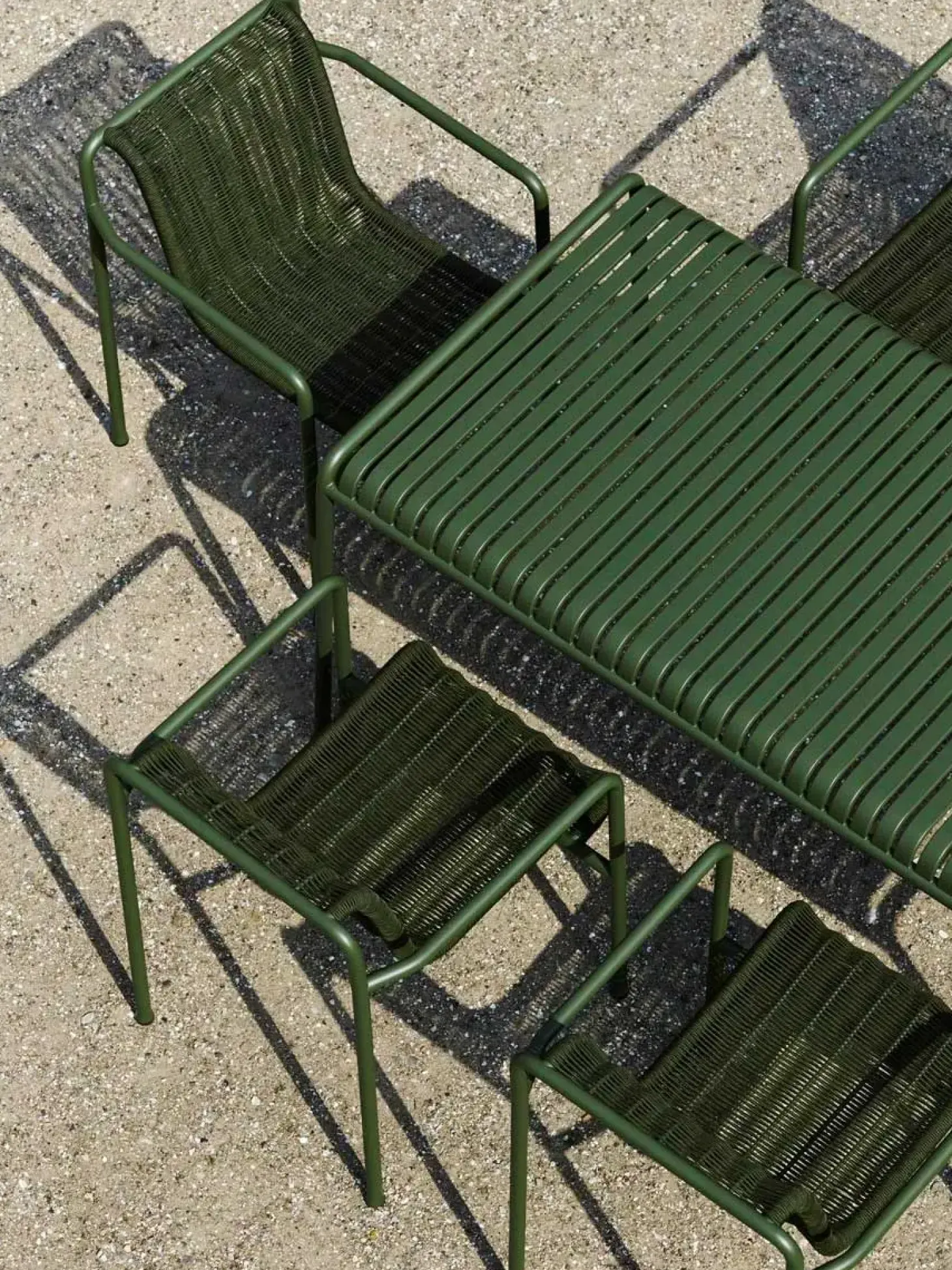 Hay - Palissade Cord Dining Armchair - Olive