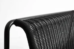 Hay - Palissade Cord Dining Bench w. armrest - Anthracite