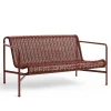 Hay - Palissade Cord Lounge Sofa - Iron red - Rød