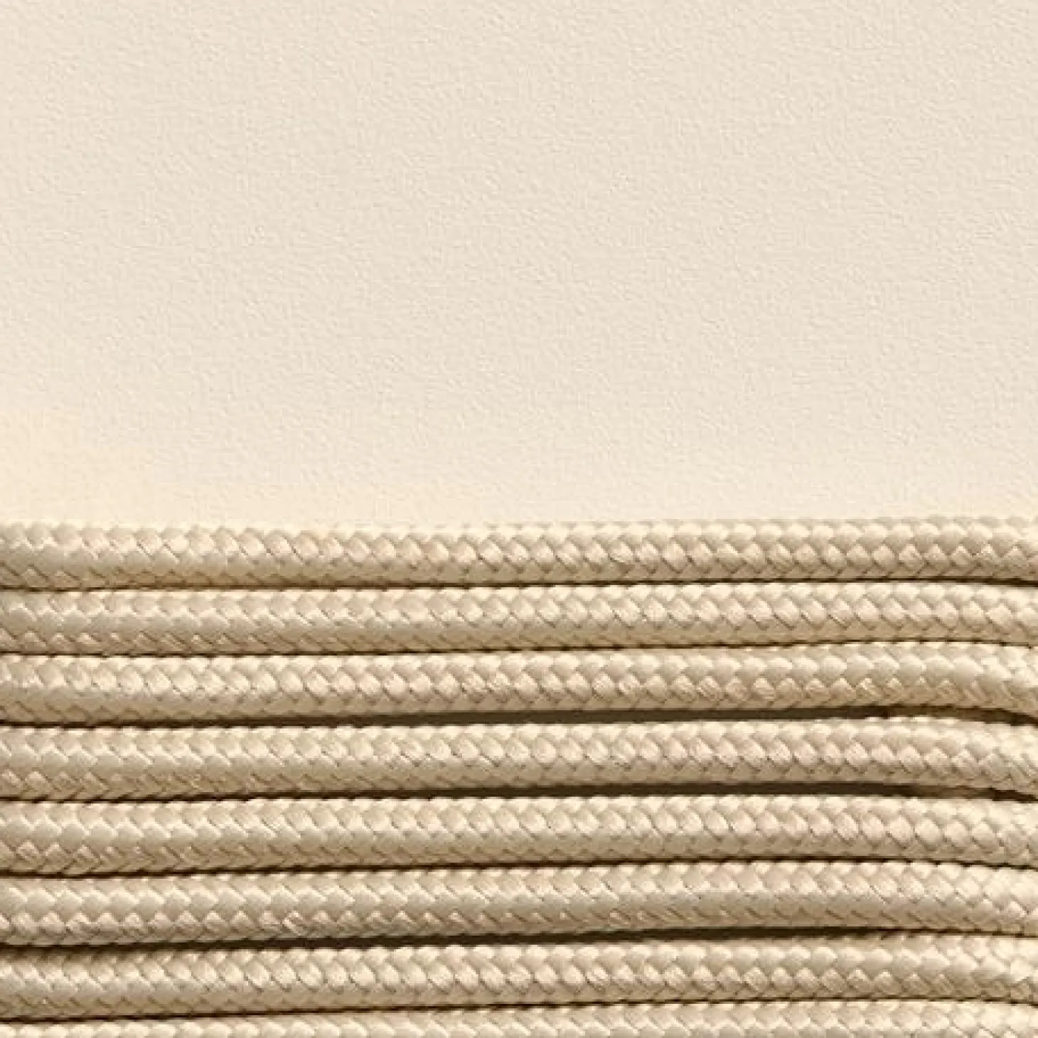Hay - Palissade Cord Lounge Chair Low - Cream white
