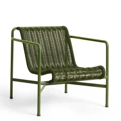 Hay - Palissade Cord Lounge Chair Low - Olive