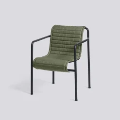 HAY - Palissade hynde Dining Arm Chair - Oliven - spisebordsstol - quilted
