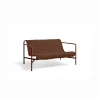 HAY - Palissade hynde Lounge Sofa - Rød - Iron red quilted