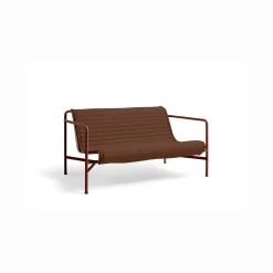 HAY - Palissade hynde Lounge Sofa - Rød - Iron red quilted