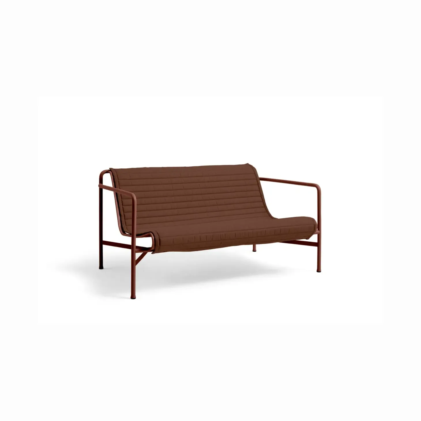 HAY - Palissade hynde Lounge Sofa - Rød - Iron red quilted