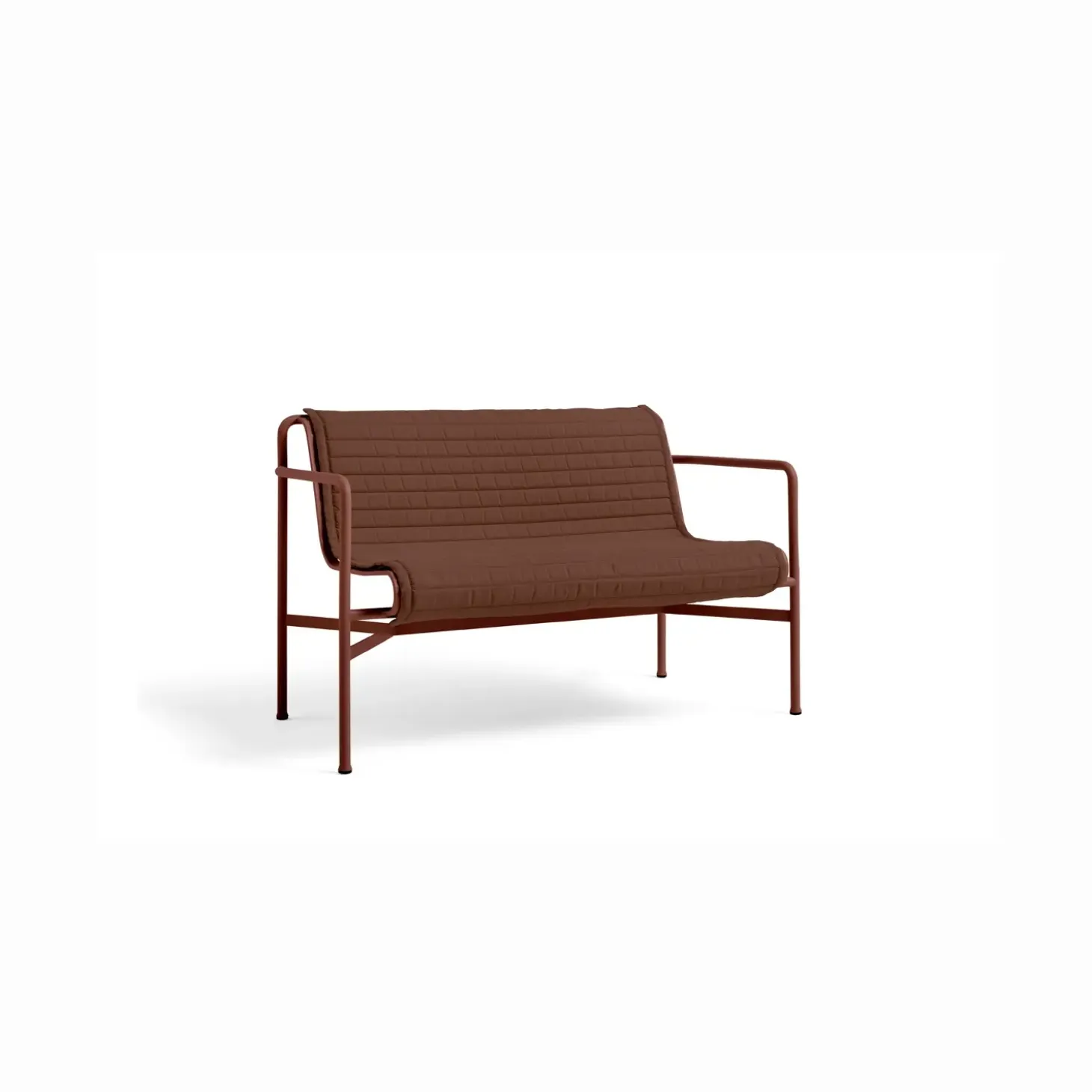 HAY - Palissade hynde til Dining Bench - Rød, PALISSADE DINING BENCH QUILTED CUSHION iron red